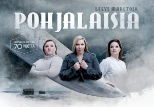Nisulan (vas.) lisäksi naisrooleissa ovat sopraanot Tiina-Maija Koskela ja Marjukka Tepponen. © Jaakko Kahala & Jussi Ratilainen. 